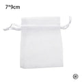 50PCS White Organza Bag Decorations 7 * 9cm or 9*12CM