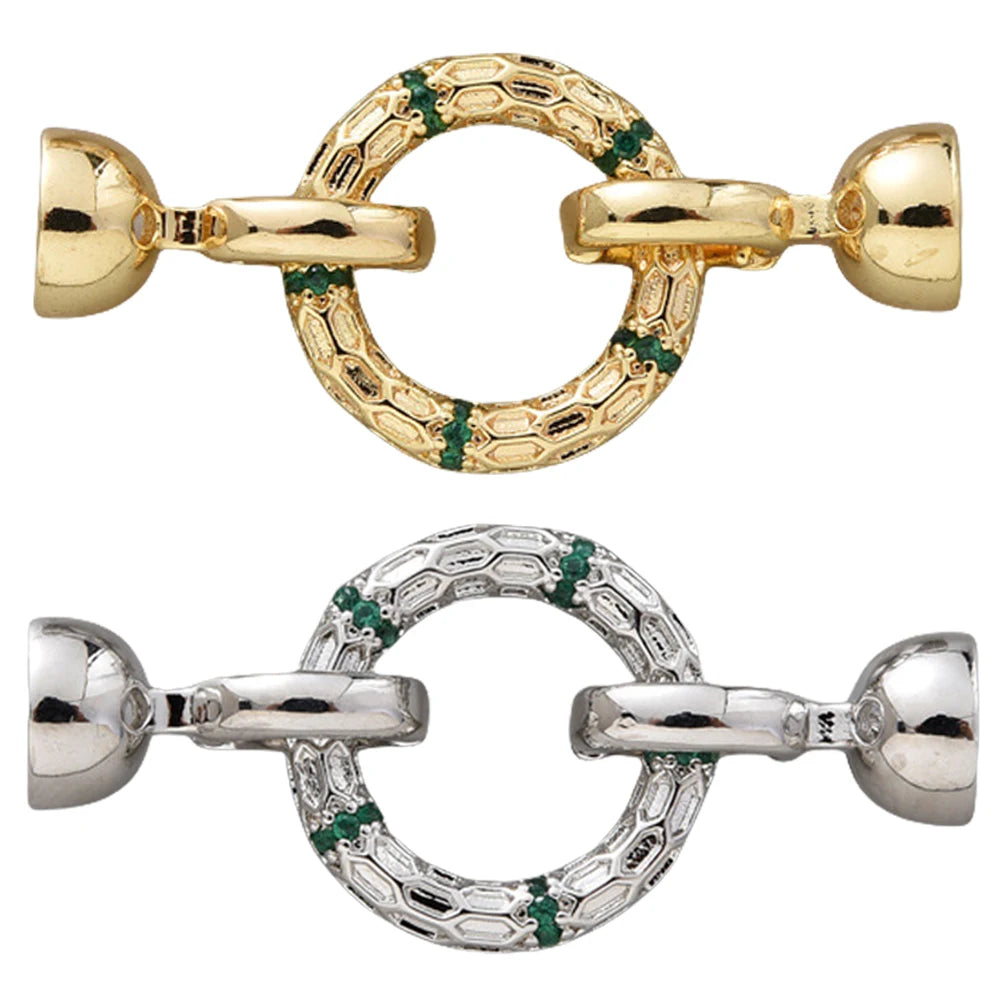 Juya Creative Copper Fasteners Connector Decoration Locks Clasps Accessories For DIY Needlework Beads Gems Pearls Jewlery Making