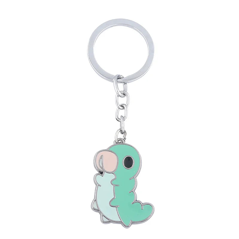 Hollow Knight Metal Characters Keychain The Knight Octopus Grub Hornet Pendant Key Chain for Women Men Key Holder Jewelry