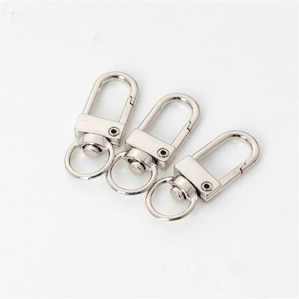 10pcs/lot Colorful Lobster Clasp Hooks Gold Color Silver Plated DIY Jewelry Making Findings for Keychain Neckalce Bracelet