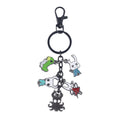 Hollow Knight Metal Characters Keychain The Knight Octopus Grub Hornet Pendant Key Chain for Women Men Key Holder Jewelry