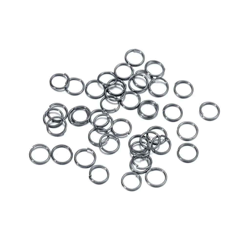 50-200pcs/lot 3-20 mm Jump Rings Split Rings Connectors For Diy Jewelry Finding Making Accessories Wholesale Supplies
