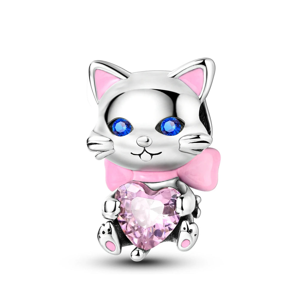 Silver Plated Cute Animals Charms Pendant Lovely Penguin Avocado Dangle Charm Beads Fit Bangle Bracelet Necklace Women Jewelry