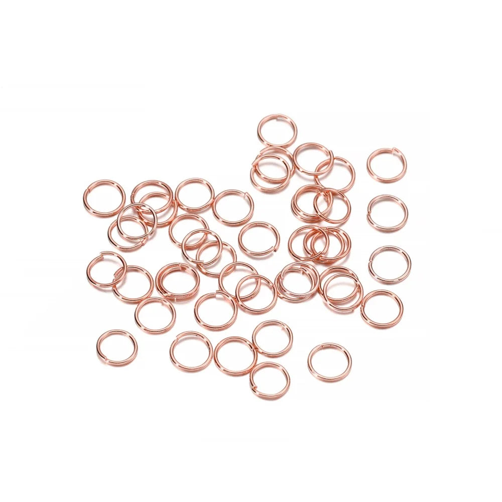 50-200pcs/lot 3-20 mm Jump Rings Split Rings Connectors For Diy Jewelry Finding Making Accessories Wholesale Supplies