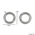 2pcs Stainless Steel Clasps Heart Round Ring Lobster Clasp Hooks Connectors Necklace for DIY Jewelry Making Supplies Accessories