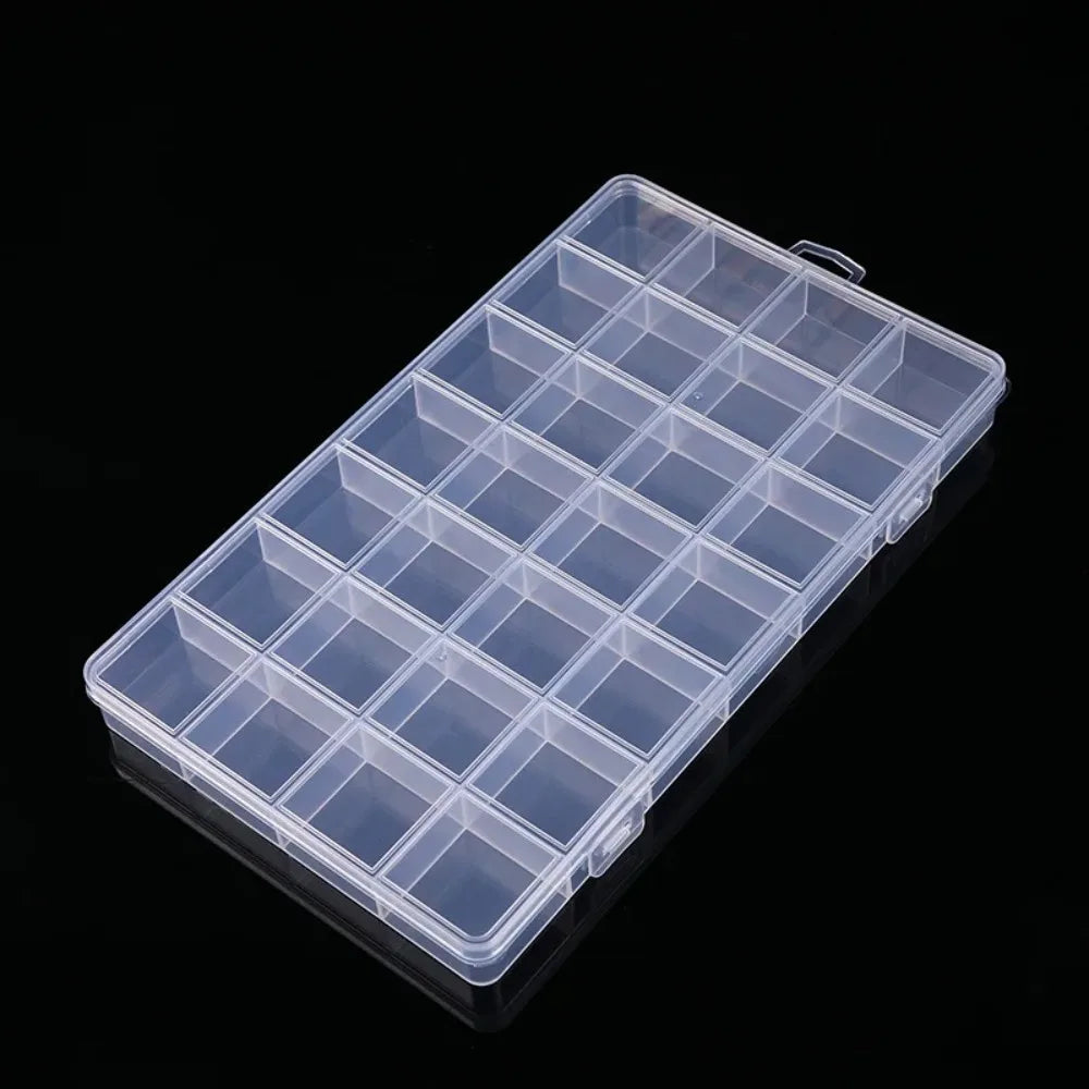 2026Transparent Storage Container Jewelry Box Clear Plastic Organizer Box Empty Earring Storage Organizer Display Case for Beads