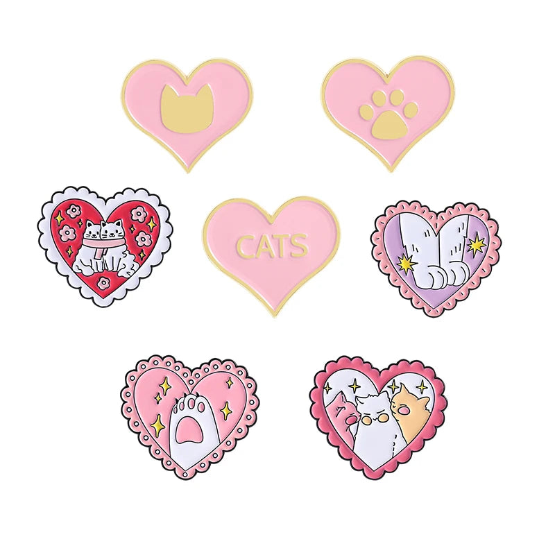 6-23Pcs/Set Humor Comedy Anime Movie Collected Enamel Pins Cartoon Role Red Eared Rabbit Cat Dog Brooch Lapel Badge Jewelry Gift