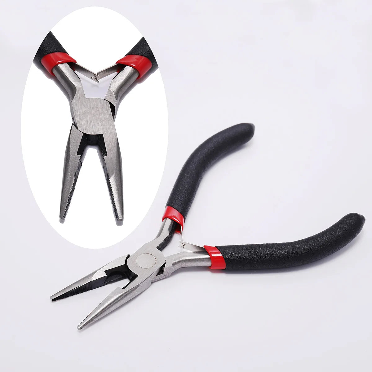 Ferronickel Carbon-Hardened Steel Round Nose End Cutting Jewelry Pliers Tools DIY Equipment Pliers Fit Handcraft Beadwork Repair