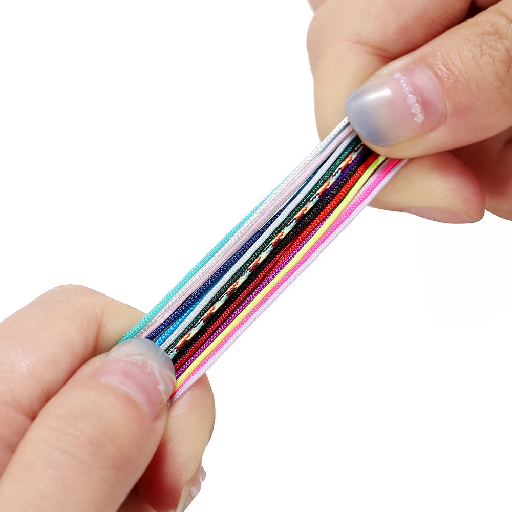 50M/roll 0.8mm Nylon Thread Cord Chinese Knot Cord Bracelet Braided String For DIY Tassels Beading String Jewelry Making