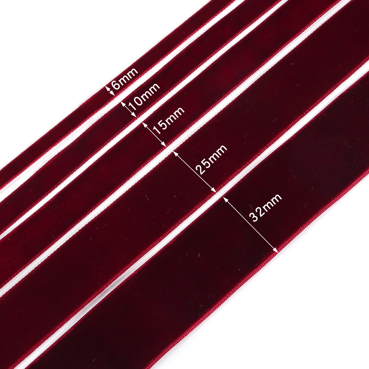 5-10yards 6/10/15/25/32/38mm Velvet Ribbon Gift Flower Packaging Bow Handmade DIY Christmas Decoration Clothing Sewing Accessory
