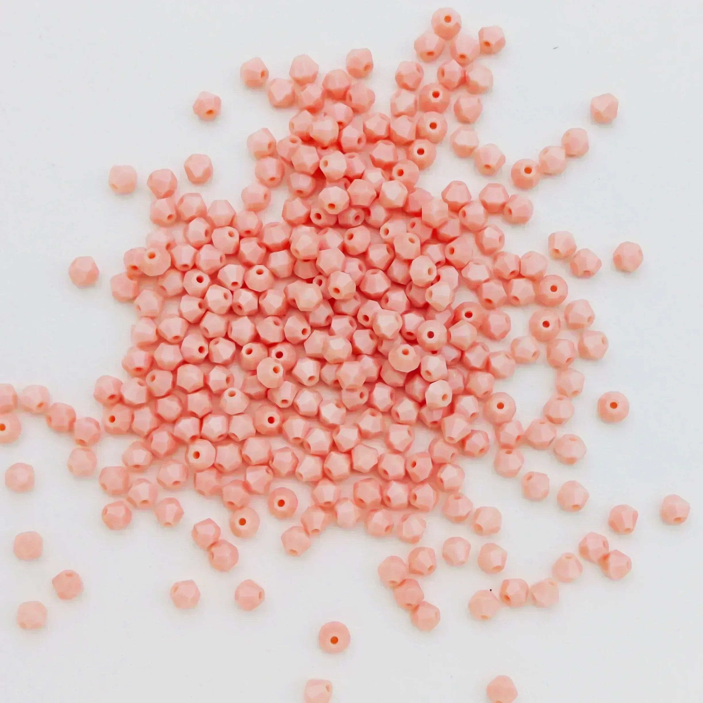 100PCS 4MM Shiny Faceted Austria Crystal Beads Bicone Beads Loose Spacer Beads for Jewelry Making DIY Bracelet Necklace Pendant