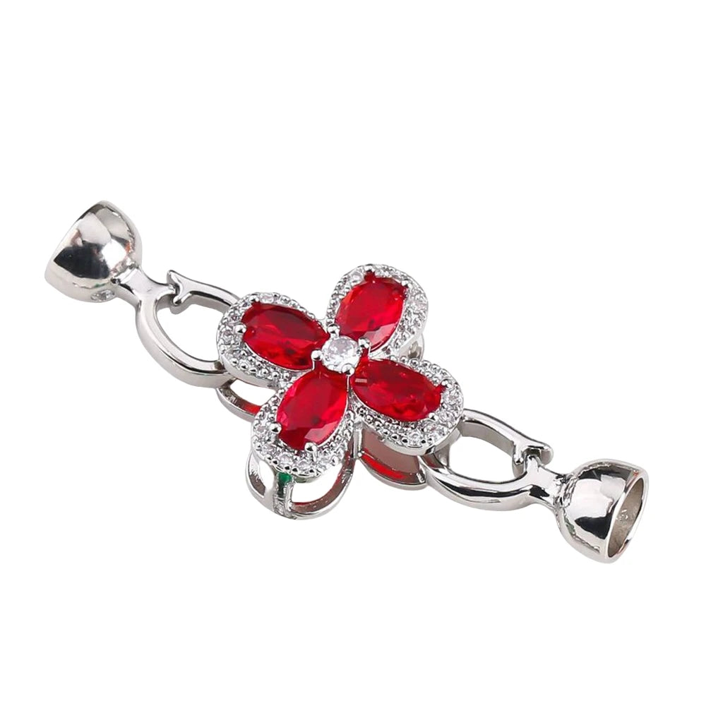 Juya Creative Copper Fasteners Connector Decoration Locks Clasps Accessories For DIY Needlework Beads Gems Pearls Jewlery Making