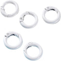 5Pcs/Lot 21 Colors Metal O Ring Spring Clasp Openable Round Carabiner Keychain Clips Hook Dog Chain DIY Jewelry Buckle Connector