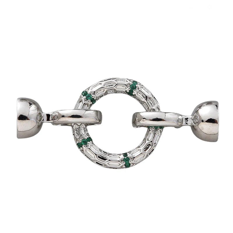 Juya Creative Copper Fasteners Connector Decoration Locks Clasps Accessories For DIY Needlework Beads Gems Pearls Jewlery Making