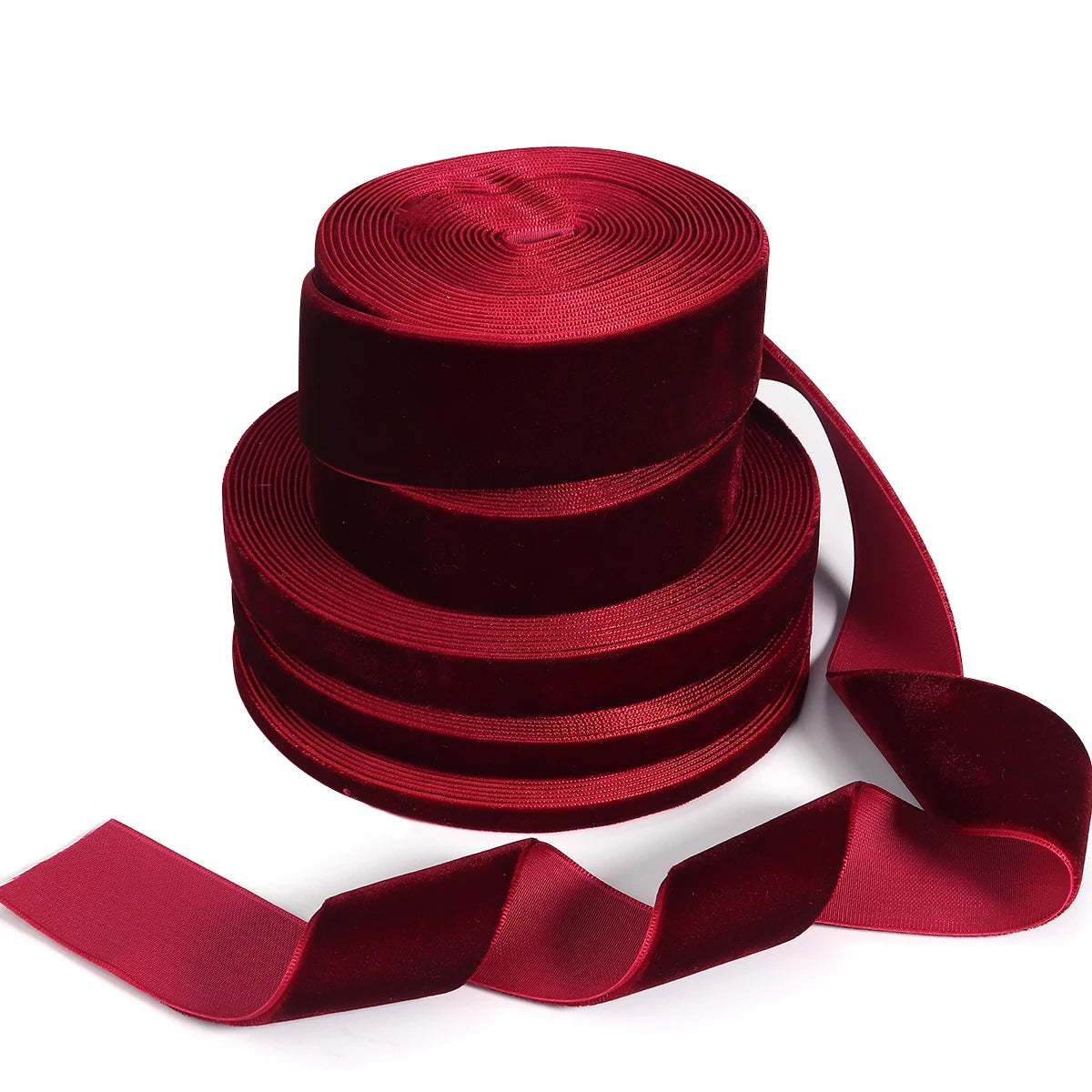 5-10yards 6/10/15/25/32/38mm Velvet Ribbon Gift Flower Packaging Bow Handmade DIY Christmas Decoration Clothing Sewing Accessory
