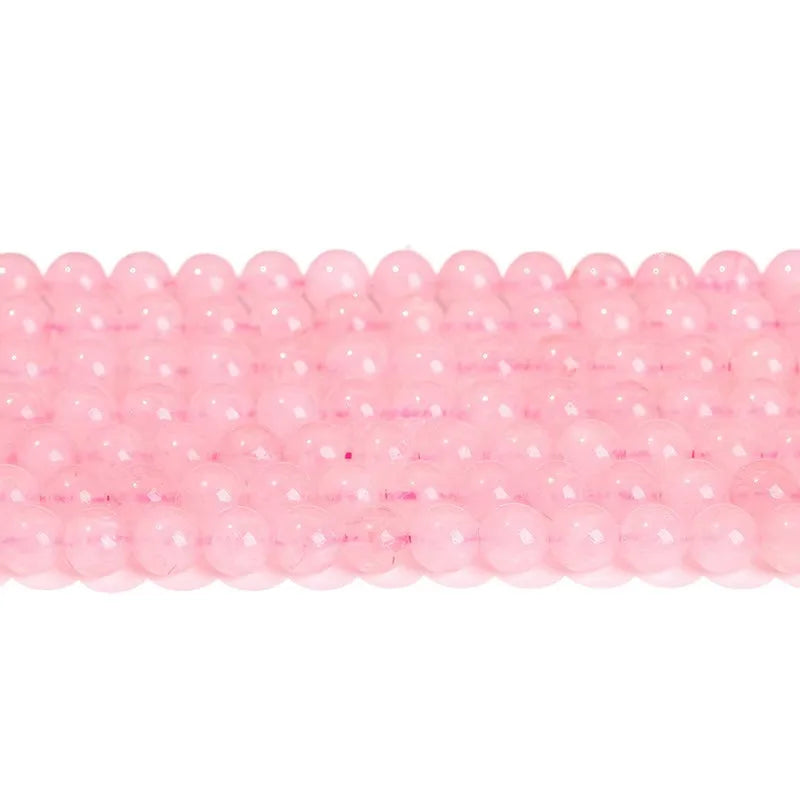 1 Strand 6mm Natural Stone Tourmaline Rose Quartz Aquamarine Amazonite Loose Bead for Jewelry Making DIY Bracelet