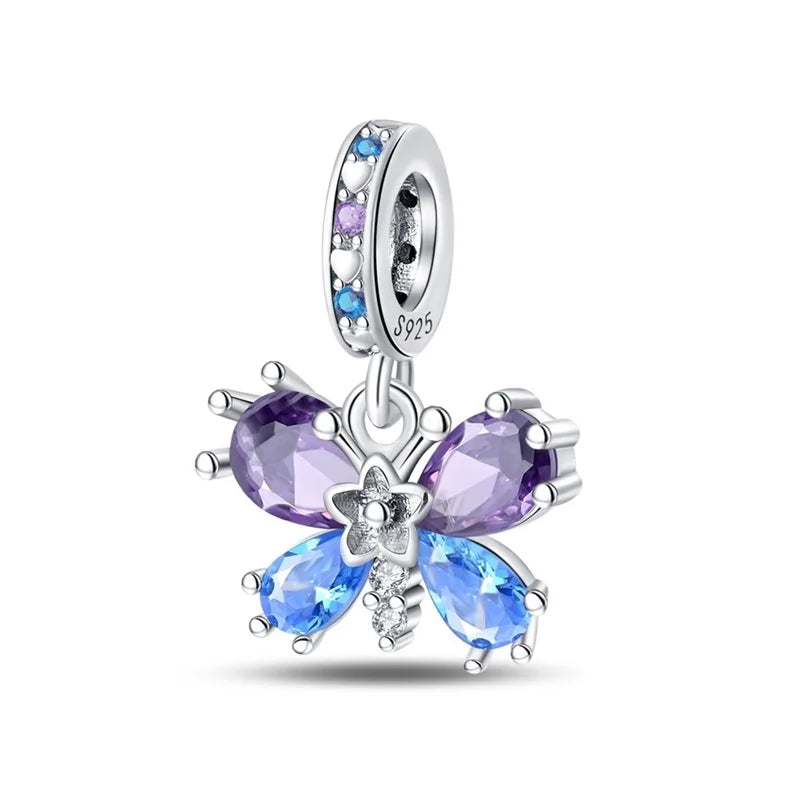 Silver Plated Cute Animals Charms Pendant Lovely Penguin Avocado Dangle Charm Beads Fit Bangle Bracelet Necklace Women Jewelry