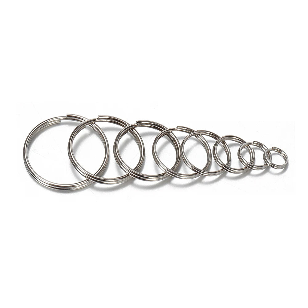 50pcs Key Ring Connector for DIY Keychain Making Findings
