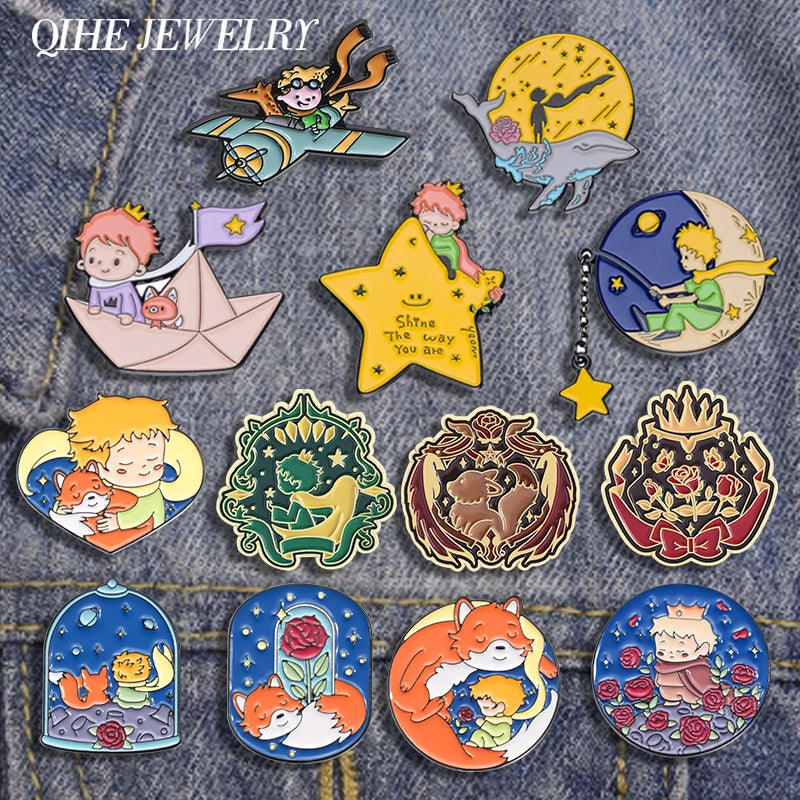 6-23Pcs/Set Humor Comedy Anime Movie Collected Enamel Pins Cartoon Role Red Eared Rabbit Cat Dog Brooch Lapel Badge Jewelry Gift