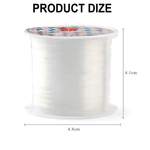 100M Plastic Crystal DIY Beading Fishing Line No Elastic Cord Rope For Jewelry Making Supplies Wire Jeweleri String Thread