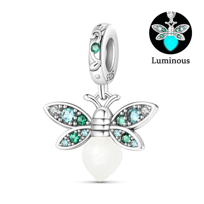 Silver Plated Cute Animals Charms Pendant Lovely Penguin Avocado Dangle Charm Beads Fit Bangle Bracelet Necklace Women Jewelry